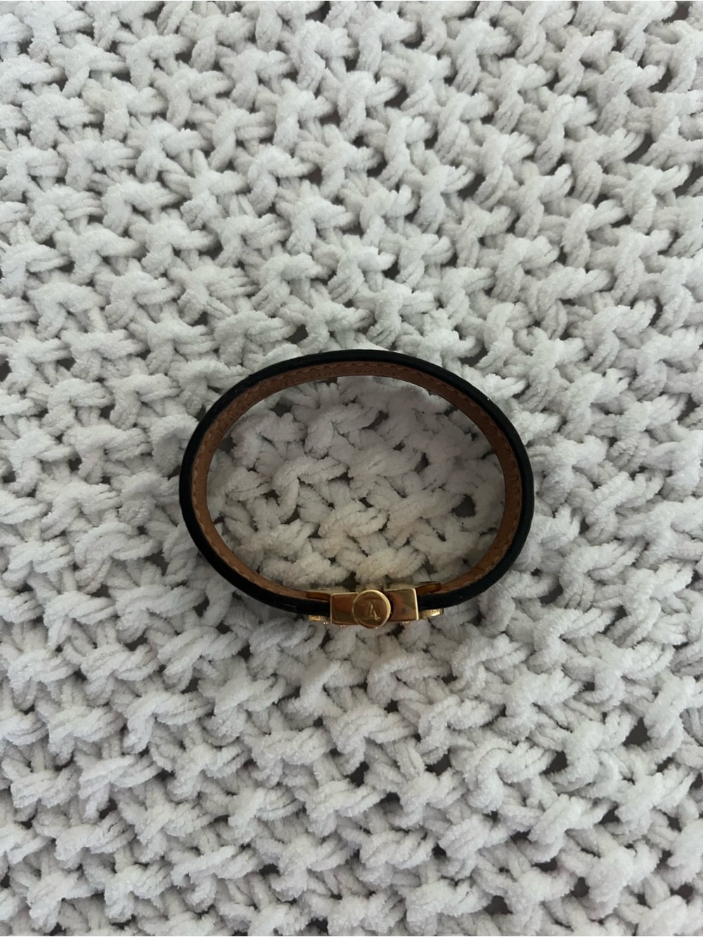 Louis Vuitton Brown Monogram Bracelet with Gold Hardware - Picture 3 of 5